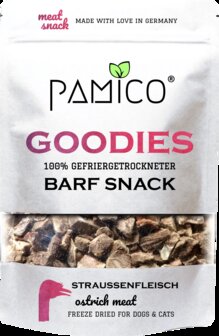 Pamico - Goodies Struisvogel Gevriesdroogd