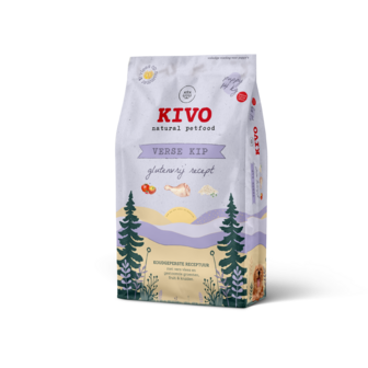 Kivo Puppy Glutenvrij met verse kip | Geperst 14kg