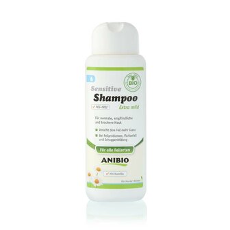 Anibio Sensitive Shampoo 250 ml voor de gevoelige en droge huid