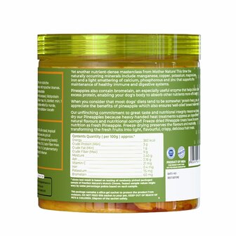 Pawfect Vega Hondensnack Heavenly Pineapple Treats