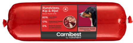 Carnibest |Rundvlees, Kip &amp; Rijst | 1 kg