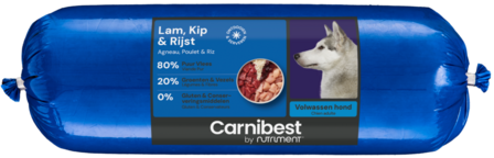 Carnibest | Lam, kip &amp; rijst 1 kg