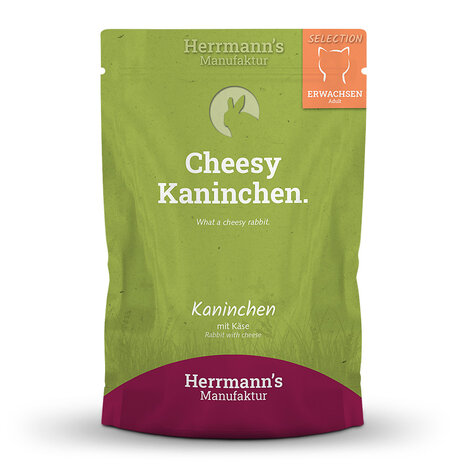 Herrmanns Bio Menu kattenvoer - Konijn met kaas