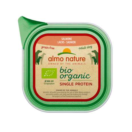 Almo nature bio organic kuipje 150 gram single prote&iuml;n