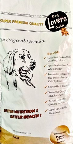 Dog Lovers Gold &#039;The Original Formula&#039; 5 kg