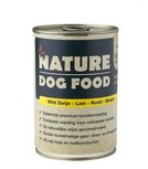 Nature Dog Food Wild zwijn, lam, rund 400 gram Nature Dog Food Wild zwijn, lam, rund 400 gram